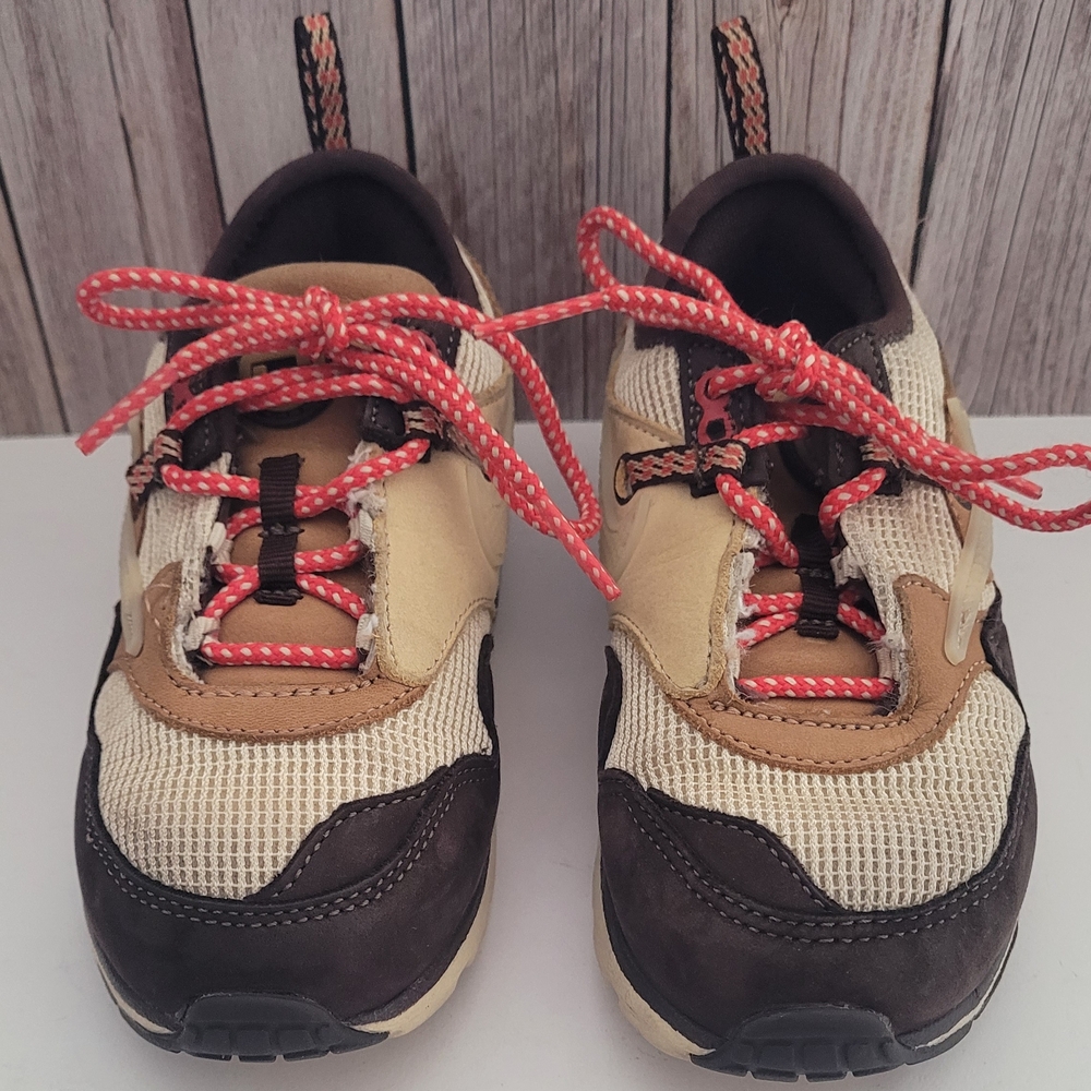Kids Replica Nike Air Max 1 Travis Scott Cactus Jack Sneakers